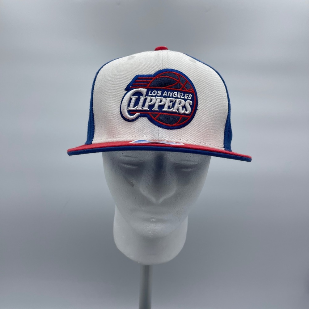 Adidas NZF44 OSFA Cap Blue White Red Los Angeles Clippers NBA Snapback Ball Hat